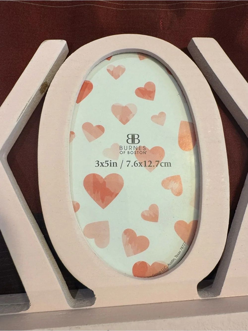 Burnes Of Boston Pink XOXO Photo Frame